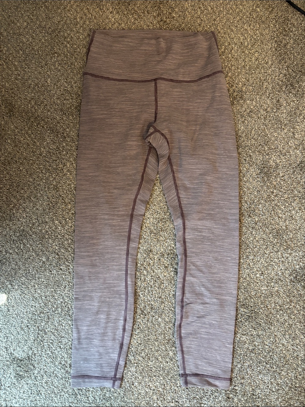 lululemon athletica Heathered Mauve High-Rise Leggings